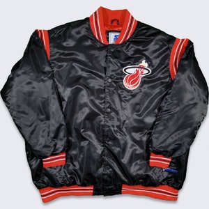 Miami Heat Starter Satin Bomber Jacket - NBA Basketball Retro Coat - NWT - Deadstock - Brand New with Tags - Size 5XL  - FREE Shipping
