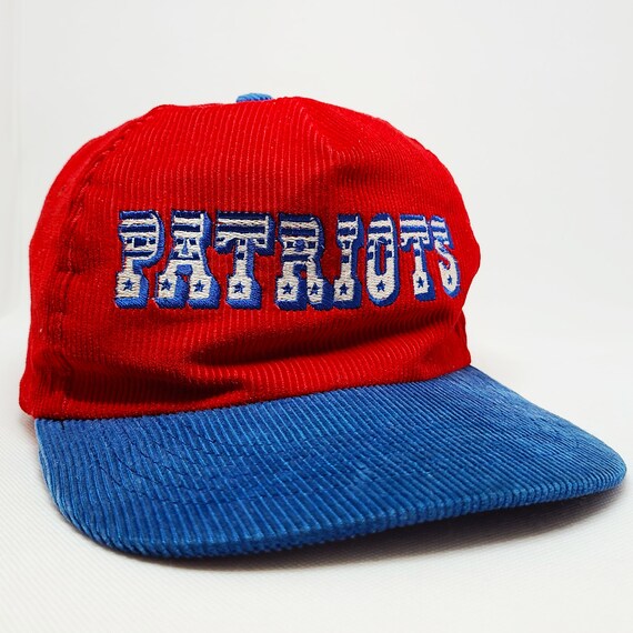 New England Patriots Vintage Corduroy Snapback Hat