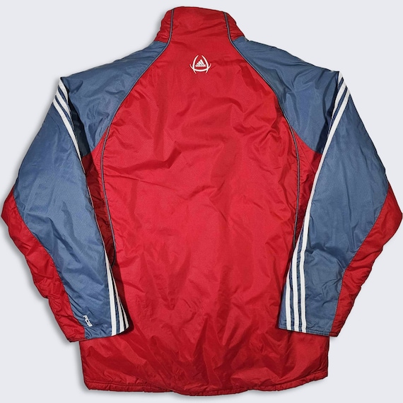 Bayern Munchen Vintage Y2K Adidas Soccer Puffer Sideline Jacket