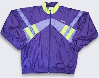 Adidas Vintage 90s Purple Neon Color 