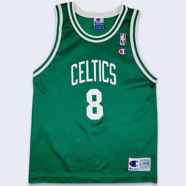 Boston Celtics Vintage 90s Antoine Walker Champion Basketball Jersey - NBA YOUTH Shirt - Youth Size Large ( Adult Size XS ) - Free Shipping