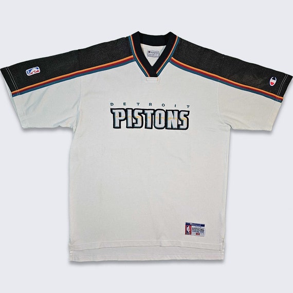 Detroit Pistons Vintage 90s Champion Warm Up Jers… - image 1