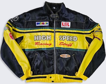 High Speed Vintage Motobike Racing Stuff Jacket