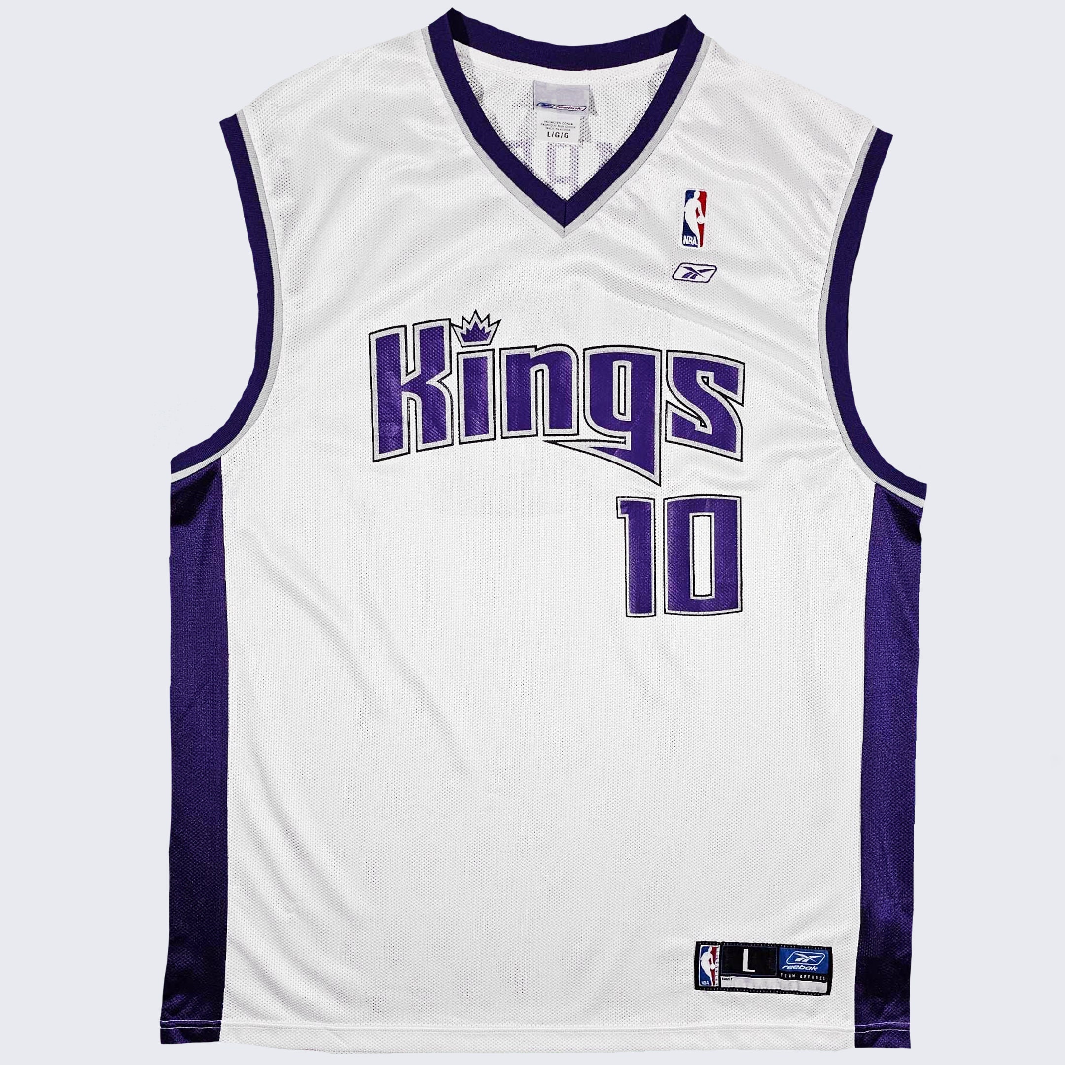 Mike Bibby Autographed Sacramento Pro Style Basketball Jersey JSA