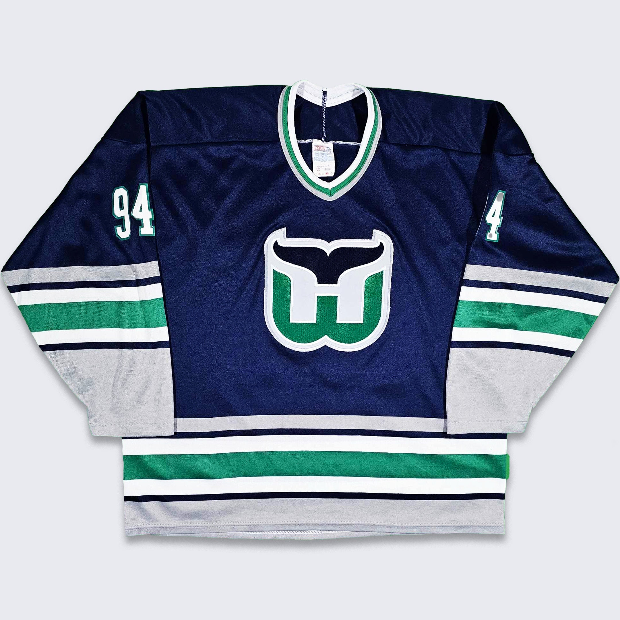 Hartford Whalers Throwback NHL '47 Brand White Lift Off Tubular  Men's Tee Shirt