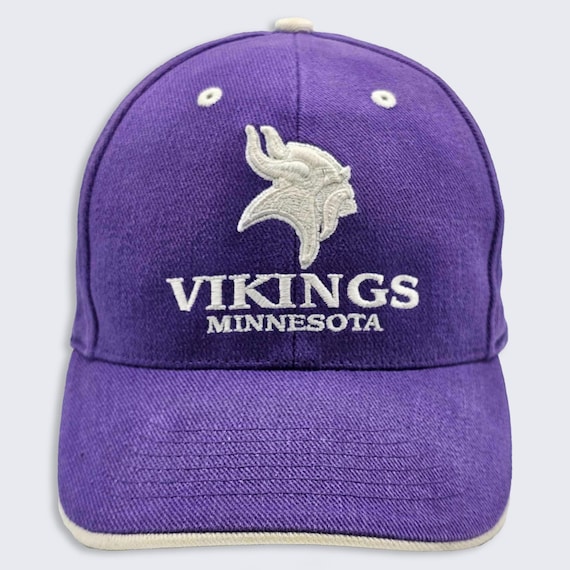 Minnesota Vikings Vintage Y2K Twins Adjustable Hat - Purple Color Cap - Officially Licensed - Stitched On Logos - One Size - FREE SHIPPING