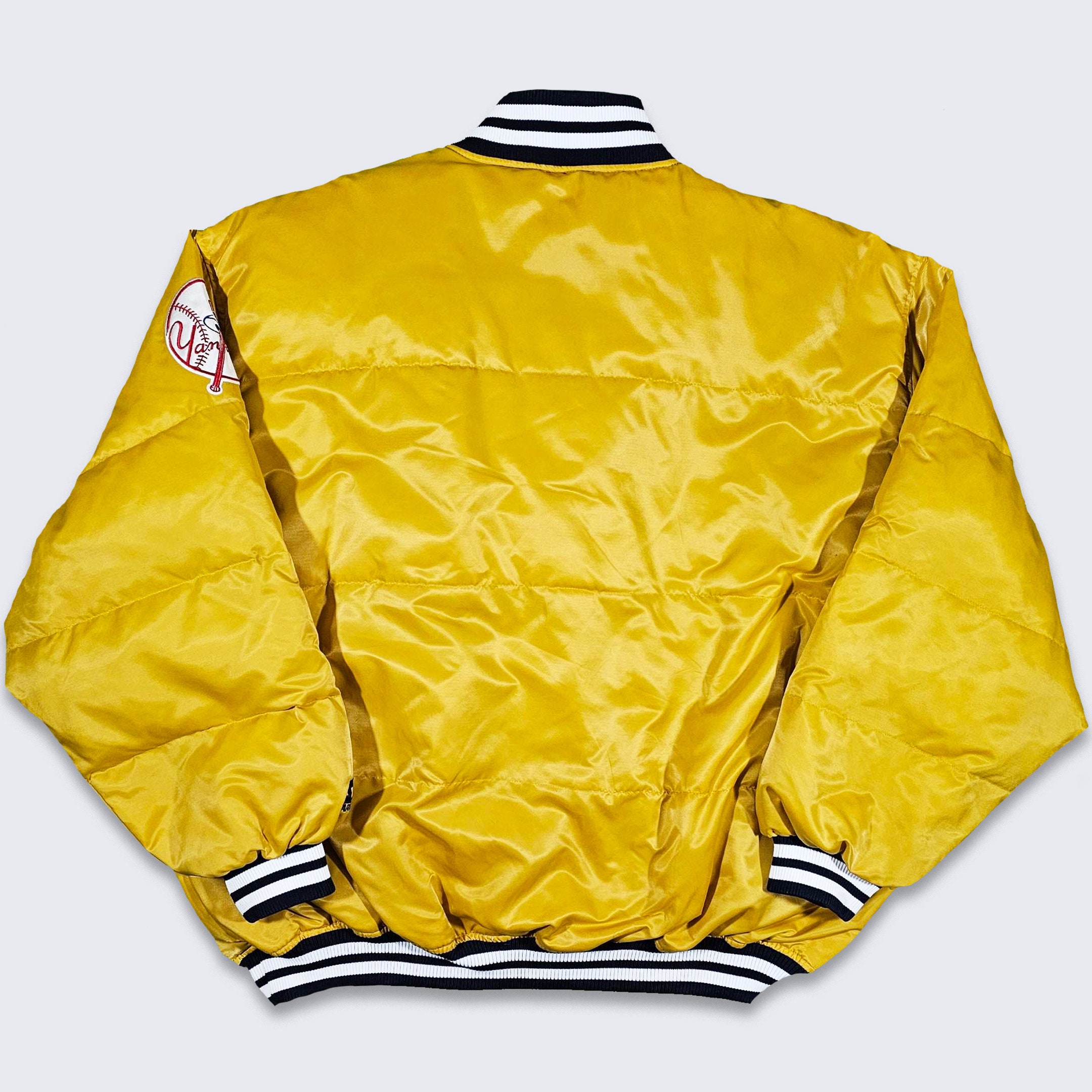 New York Yankees Vintage 90s Starter Puffer Bubble Satin New York Yankees Vintage 90s Starter Puffer Bubble Satin