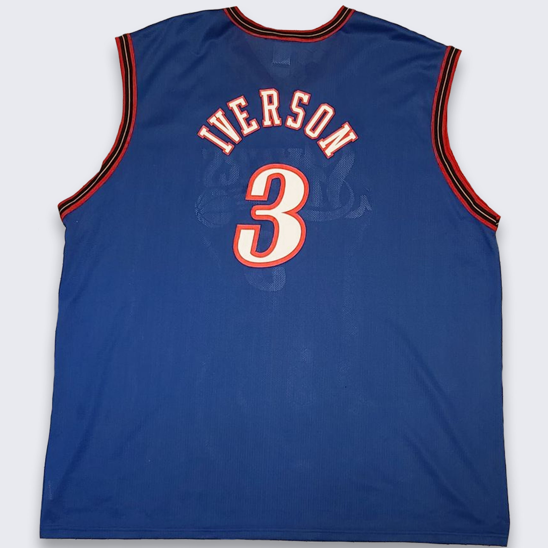 Champion, Shirts, Vtg 76ers Sixers Shooting Shirt Champion Iverson