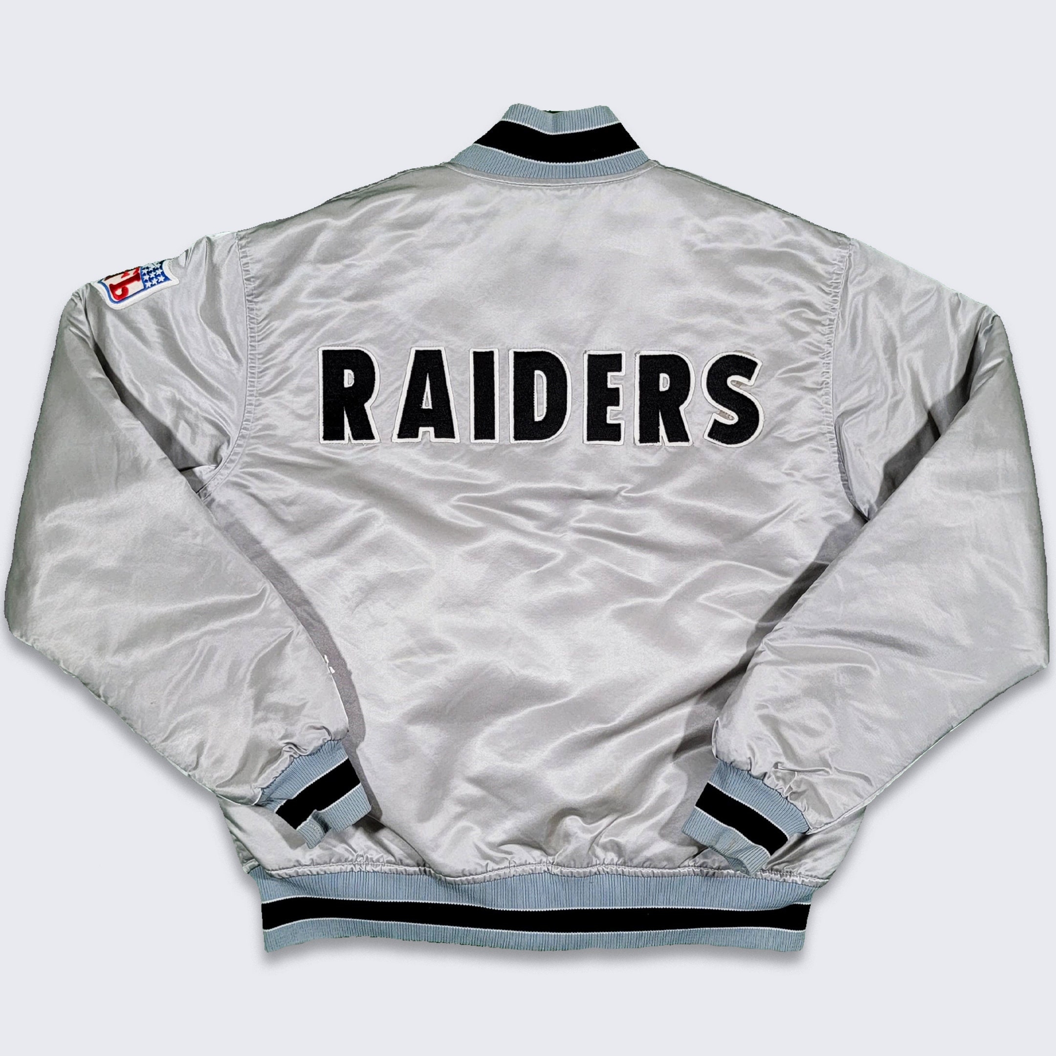 Los angeles raiders starter jacket best sale