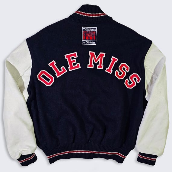 Ole Miss Rebels Vintage 90s DeLong Varsity Jacket