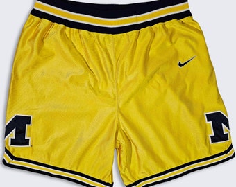 Nike Michigan Basketball Shorts Fab Five Michigan Wolverines