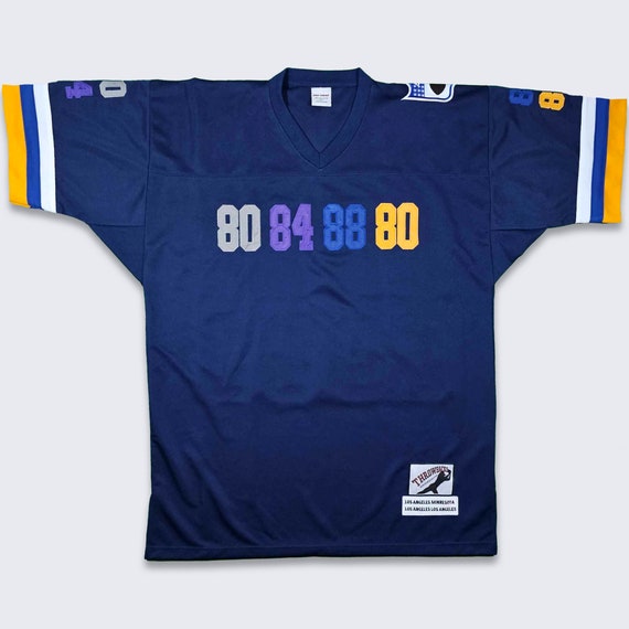 Pro Champ Vintage Receivers Throw Back Stitched Football Jersey - Los Angeles - Minnesota - Men's Size : XXL ( 2XL ) - FREE SHIPPING