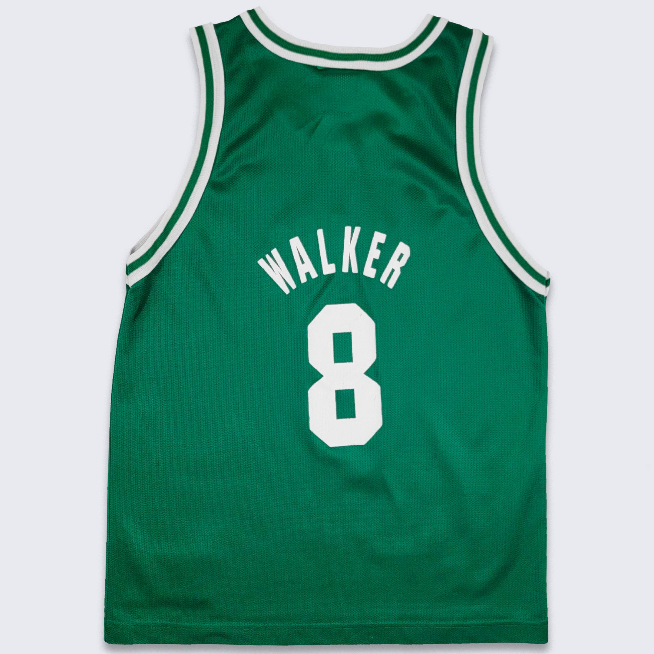 Vtg Reebok ANTOINE WALKER Green BOSTON CELTICS Youth NBA Team