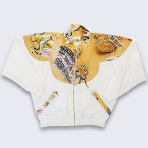 Benger Sportswear Vintage Western Cowboy Windbreaker Jacket - Medium