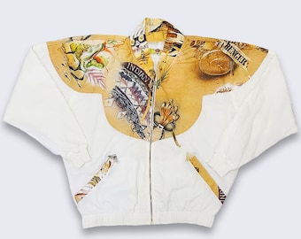 Benger Sportswear Vintage Western Cowboy Windbreaker Jacket - Medium