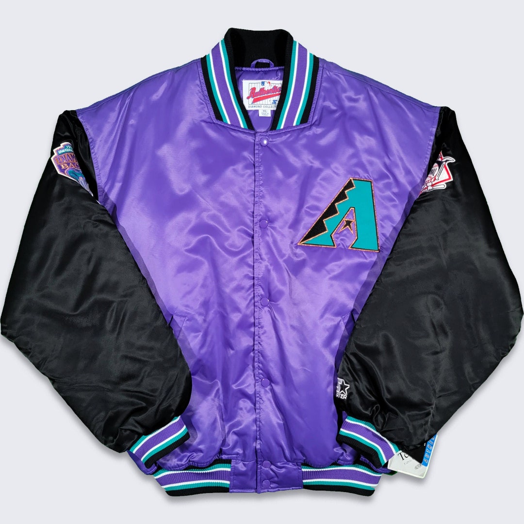 Arizona Diamondbacks Vintage 90s NWT Deadstock Starter Satin Arizona Diamondbacks Vintage 90s NWT Deadstock Starter Satin