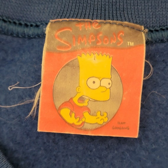 The Simpsons Vintage 90s Bart Sweatshirt - In You… - image 5