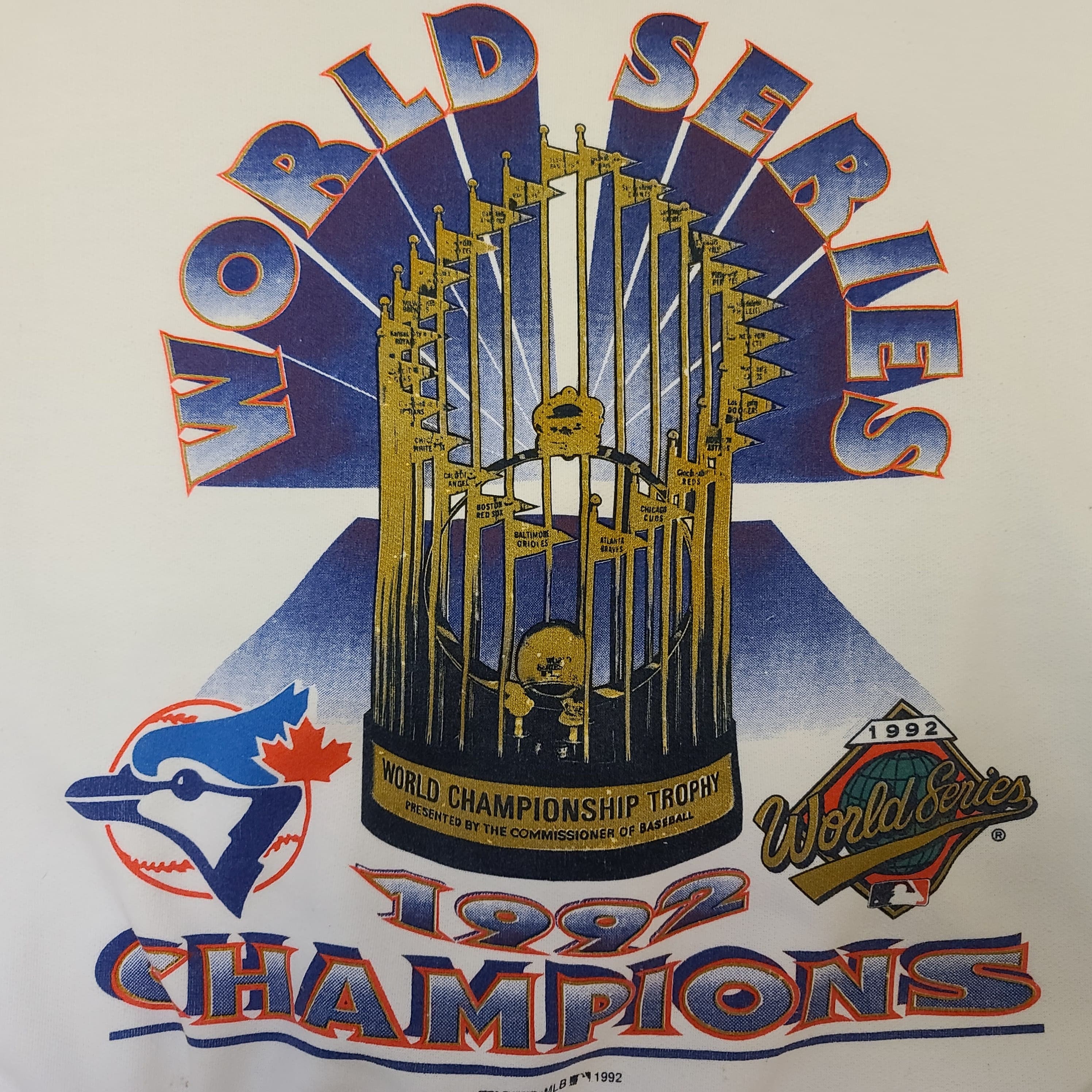 Toronto Blue Jays Vintage 90s World Series Sudadera 92 MLB Etsy