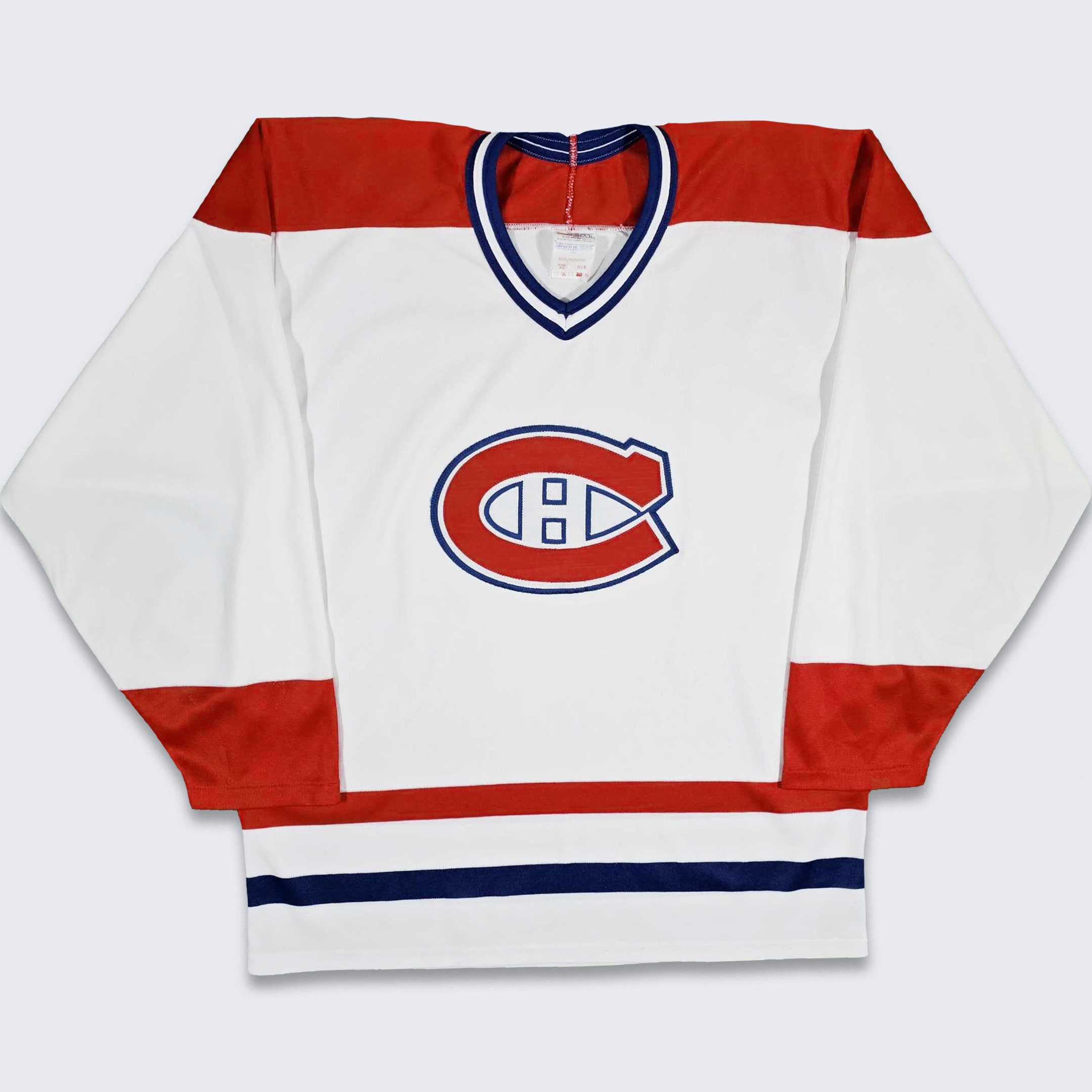 Montreal Canadiens White Hockey Jersey Adult Medium NHL Maska Superfil Habs