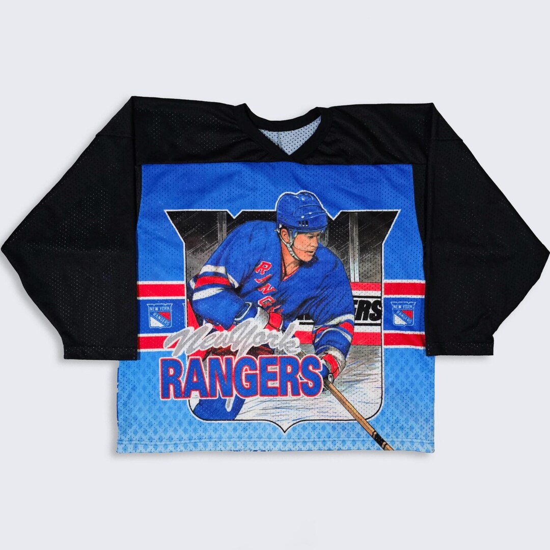 New York Rangers Vintage 90s Aop CCM Hockey Jersey - All New York Rangers Vintage 90s Aop CCM Hockey Jersey - All