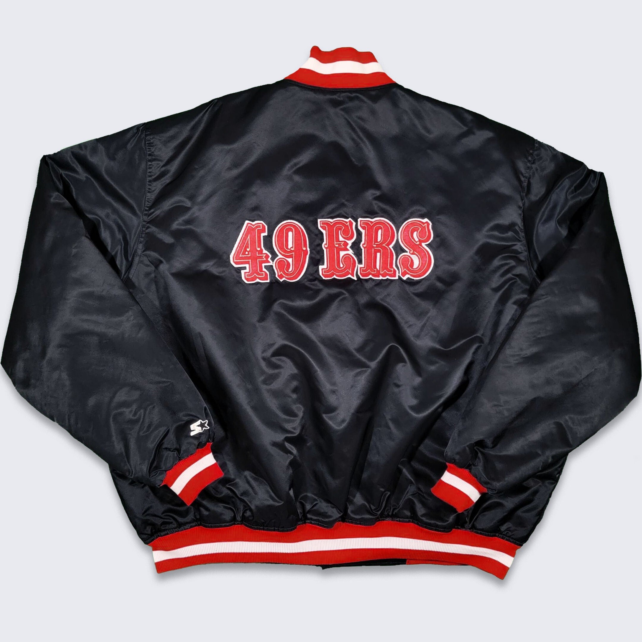 Mitchell & Ness Nfl San Francisco 49ers Satin Jacket in Black for Men