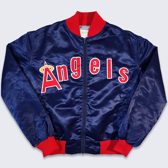 Vintage 80s California Angels Satin Jacket Starter Los Angeles Anaheim
