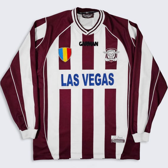 FC Rapid Bucharest Vintage Y2K Romania Garman Soccer Jersey - 2003 / 04 Third Kit Shirt - Official - Men's Size: Large ( L ) - FREE SHIPPING