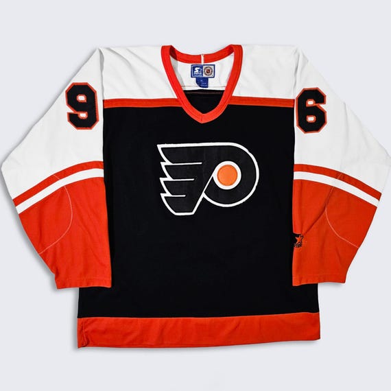 Philadelphia Flyers Vintage 90s Brennan Starter Hockey Jersey - NHL Officially Licensed - Size Men's : Extra Large ( XL ) - FREE Shipping