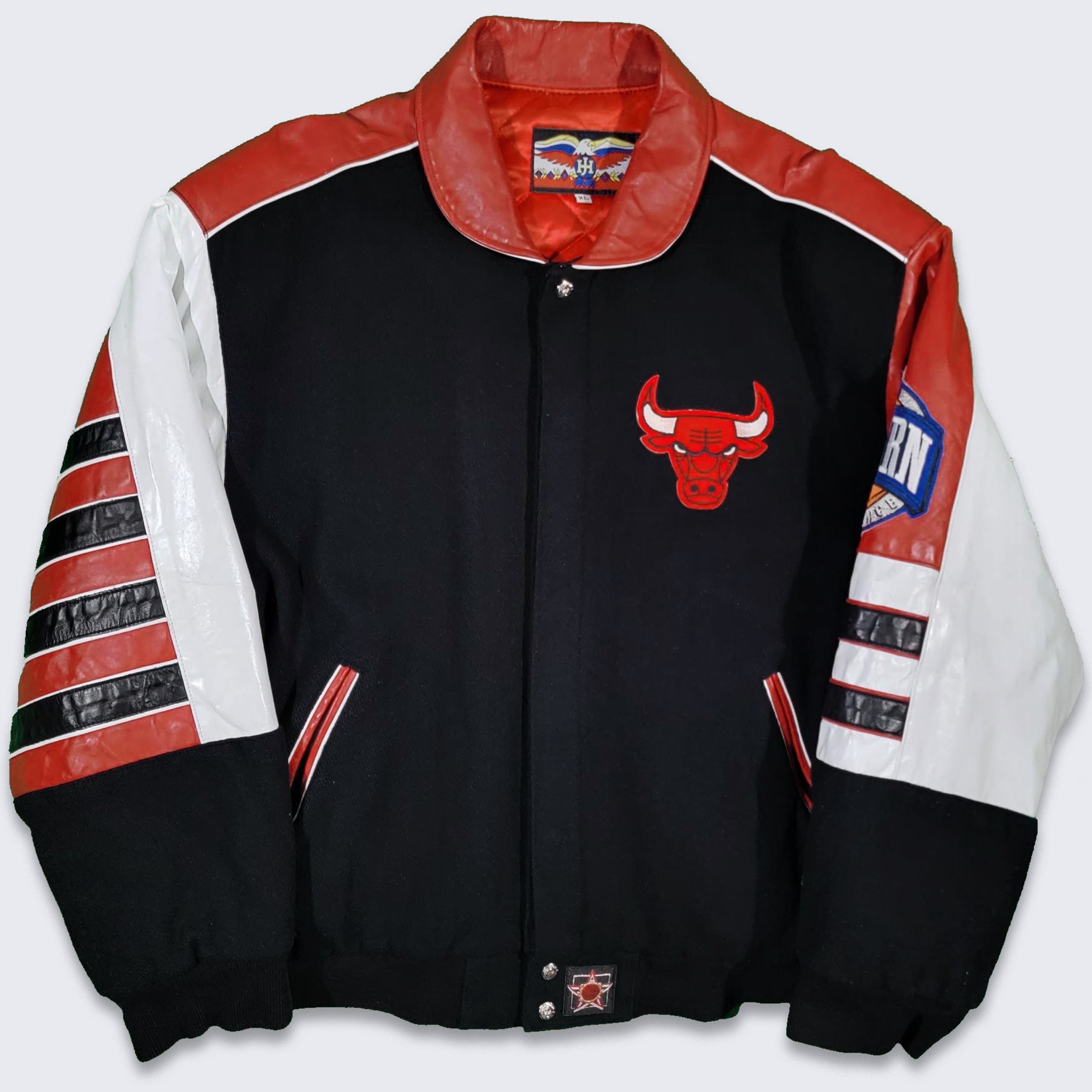 Chicago Bulls Vintage 90s Jeff Hamilton Varsity Jacket Chicago Bulls Vintage 90s Jeff Hamilton Varsity Jacket