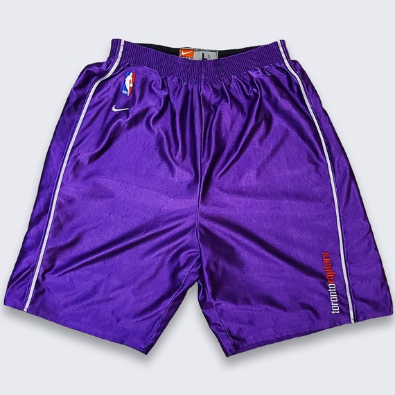 Toronto Raptors Summer Edition Old School Purple Basketball Team Shorts  M-XL