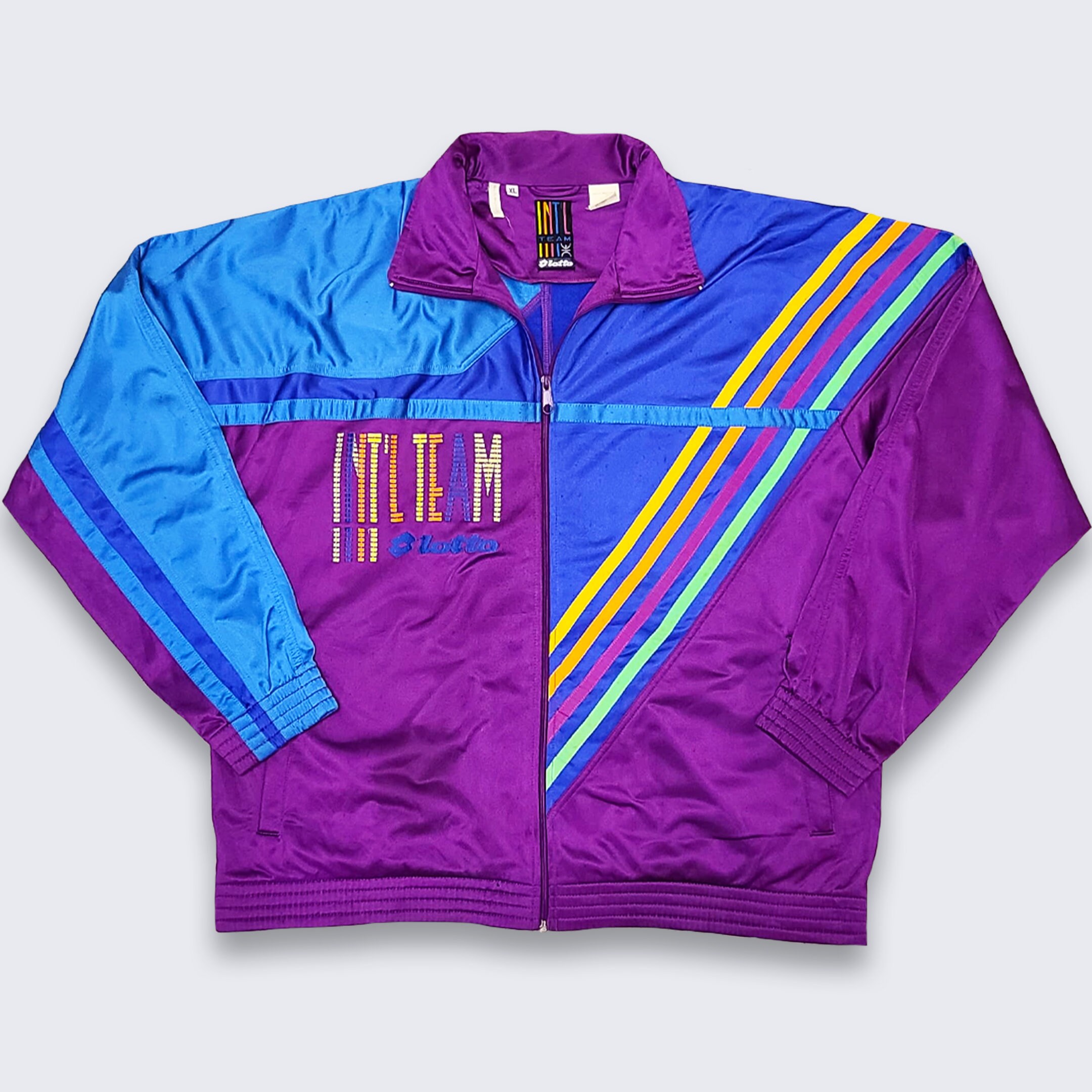 Lotto Vintage 90s Int'l Team Purple Track Jacket Bright - Etsy Canada