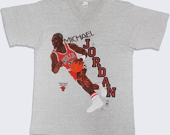 Chicago Bulls Vintage 80s Michael Jordan Cartoon T-Shirt