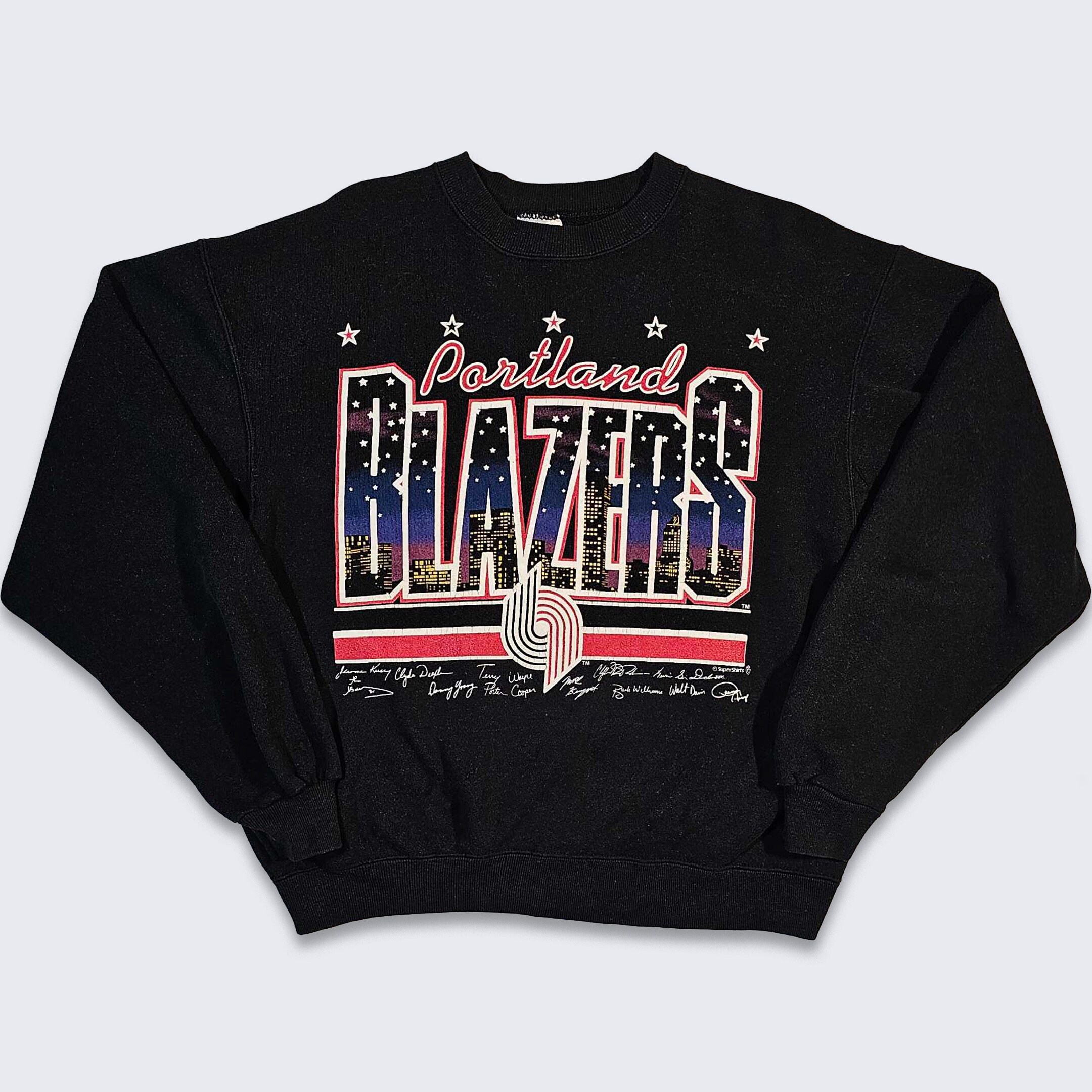 Portland Trail Blazers Vintage 90s Skyline Sweatshirt NBA
