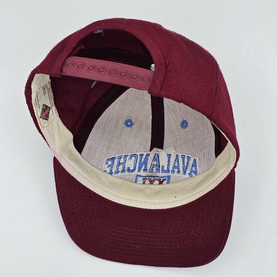Colorado Avalanche Vintage 90s CCM Hockey Snapback Hat - Wool