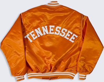 Tennessee Volunteers Vintage 90s Starter Style Satin Bomber Jacket