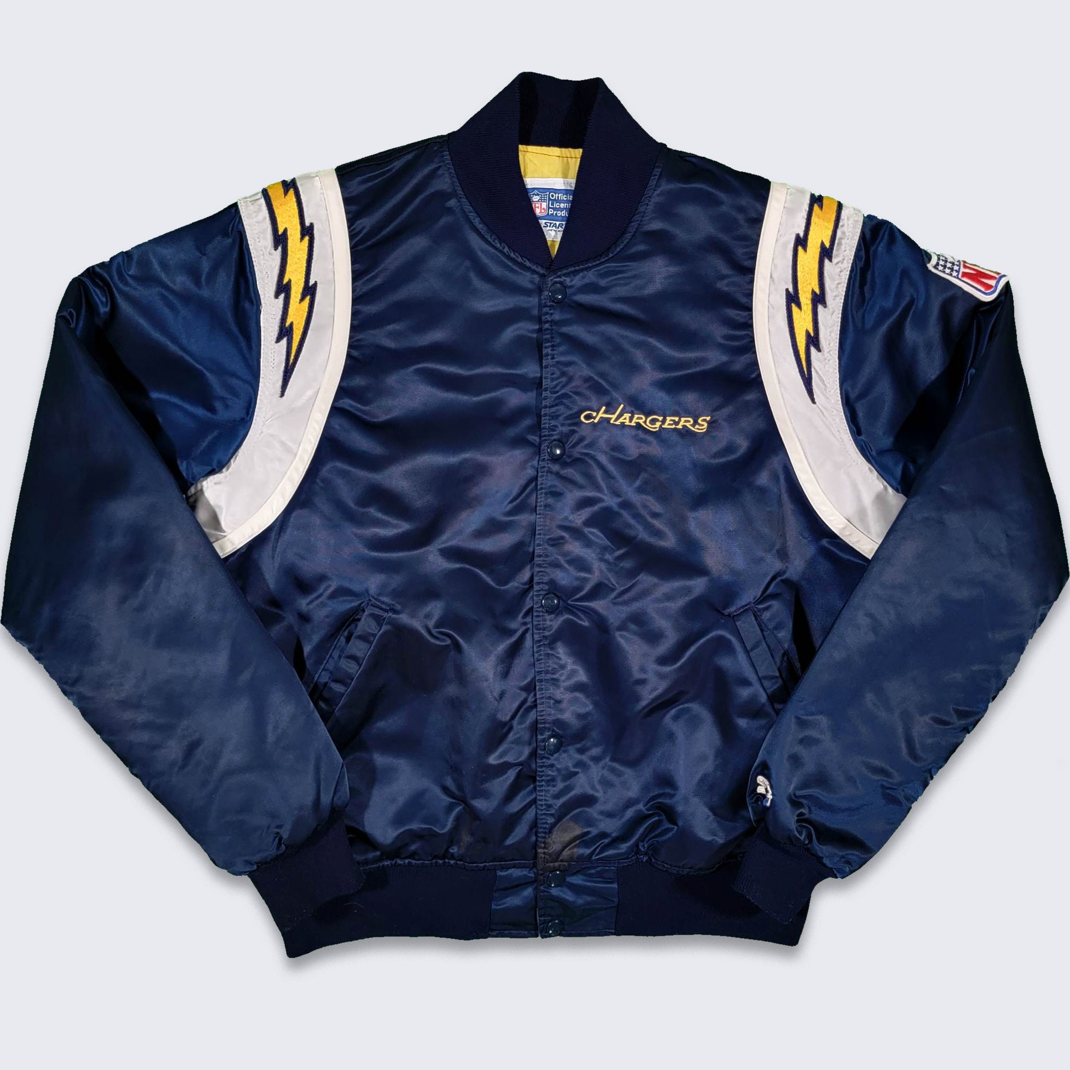 San Diego Chargers Vintage Starter Satin Bomber Jacket NFL - Etsy