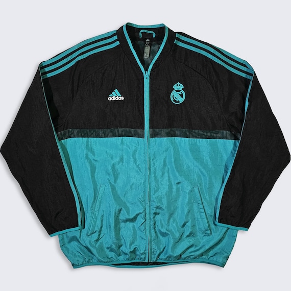 Real Madrid Adidas Icon Retro Windbreaker Soccer Jacket