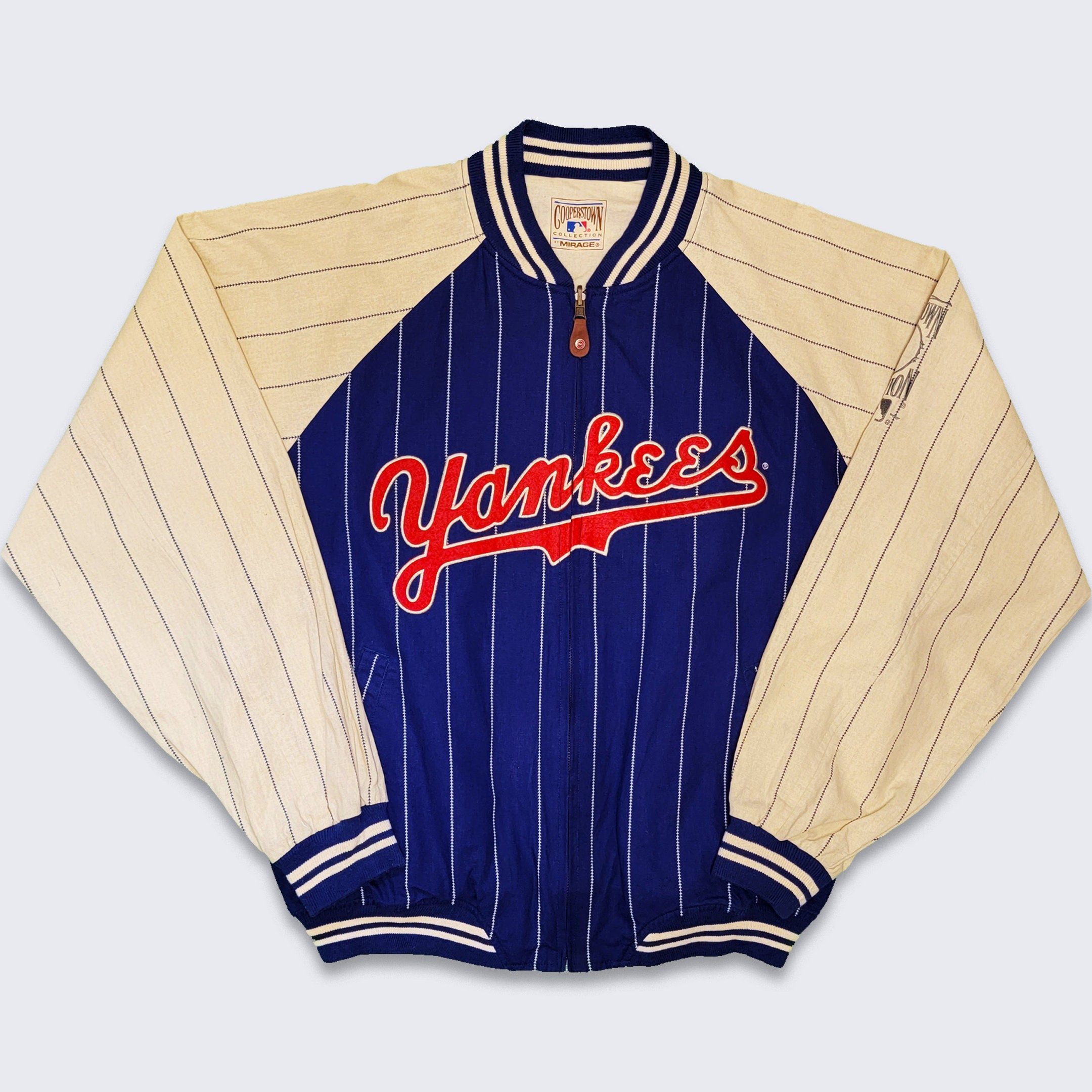 New York Yankees Vintage 90s Cooperstown Collection Jacket - Etsy