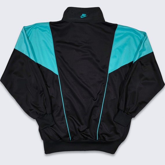 Nike Vintage 80s Color Block Track Jacket - Orego… - image 2