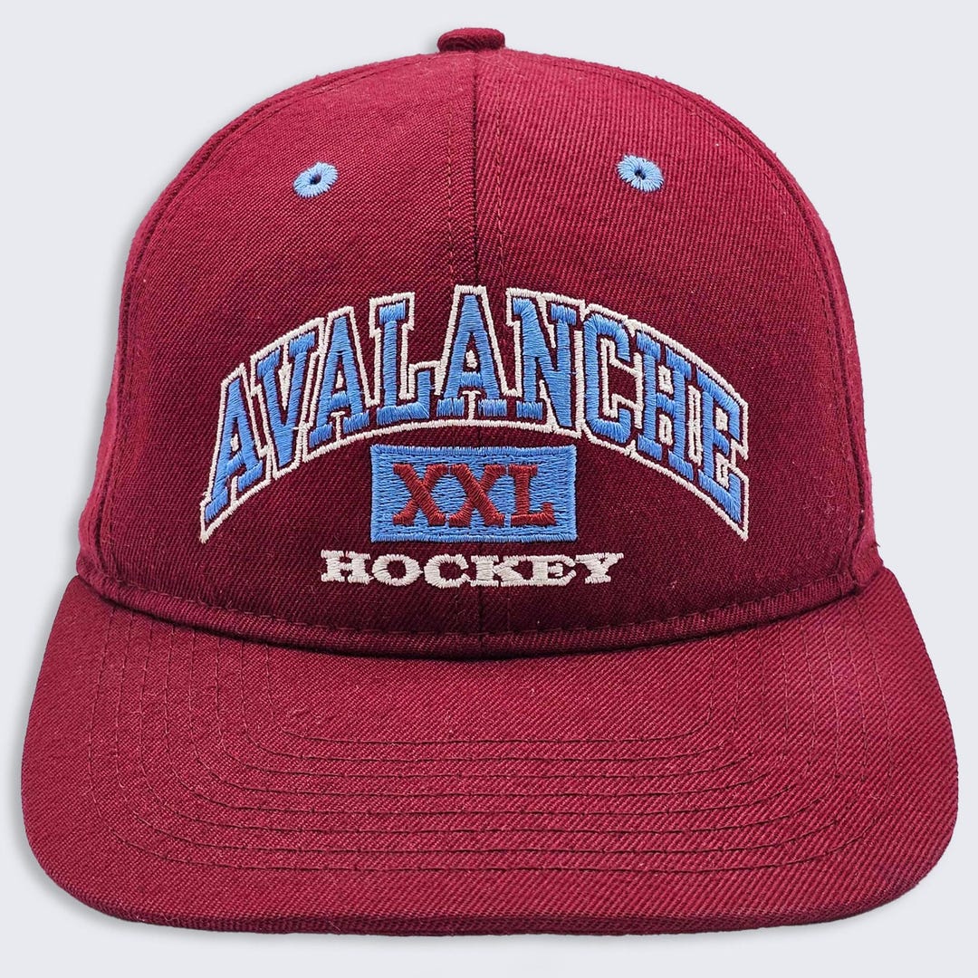 1993 Quartzsite Pow Wow USAヴィンテージCAP Colorado Avalanche Vintage 90s CCM Hockey Snapback Hat - Wool