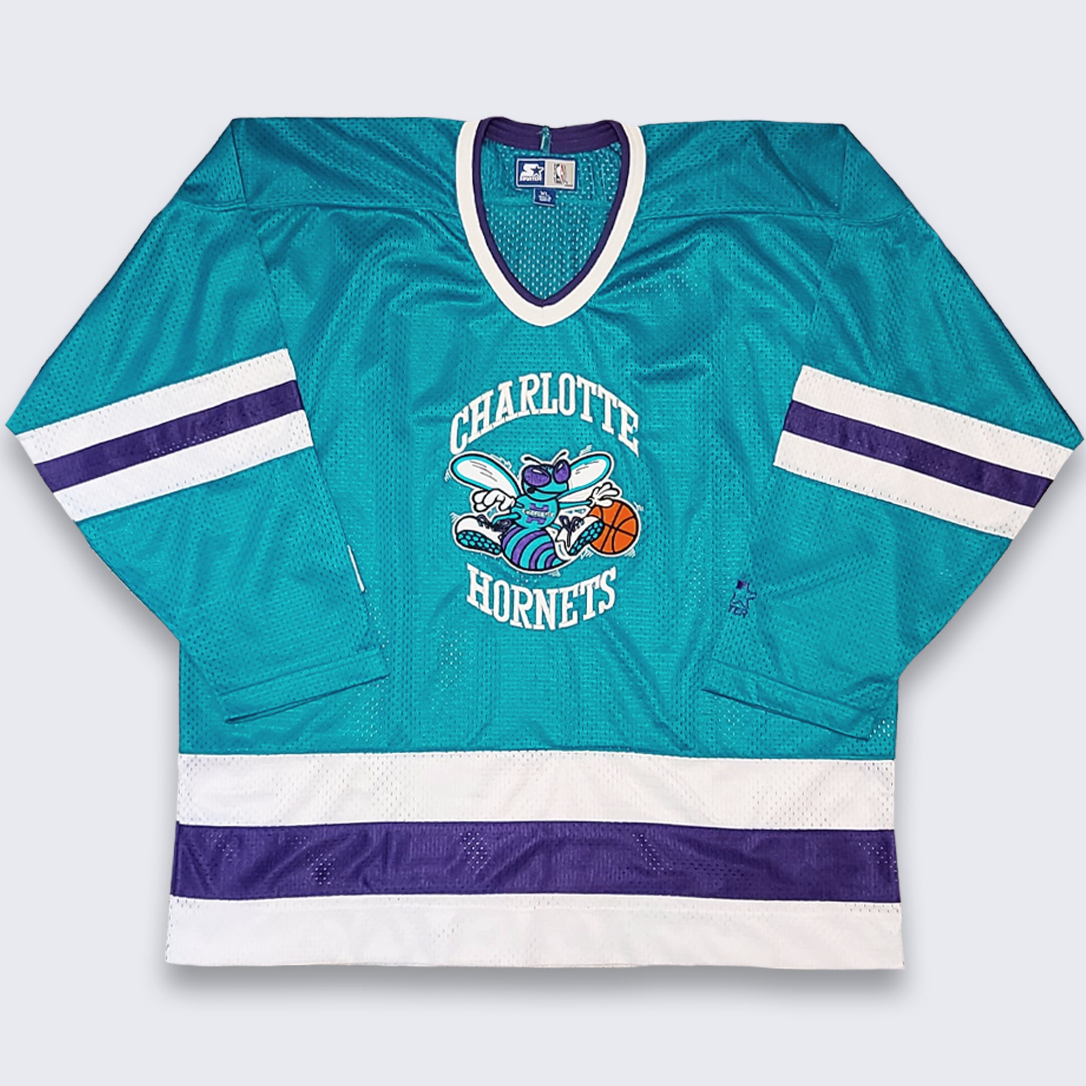 Charlotte Vintage 90s Starter Hockey Jersey Camisa Etsy