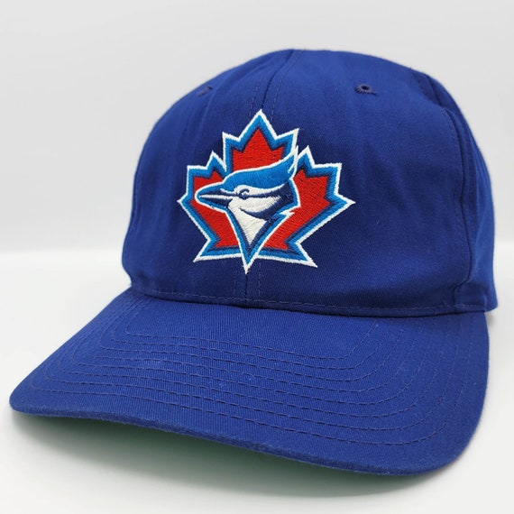 Toronto Blue Jays Vintage 90s Annco Snapback Hat - Baseball Blue Color Cap - MLB Genuine Merchandise - One Size Fits All - Free SHIPPING