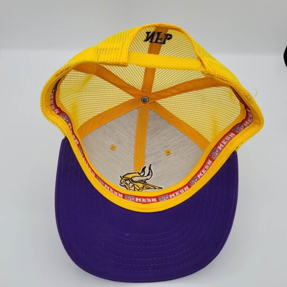 Minnesota Vikings Reebok Trucker Snapback Hat - N… - image 5