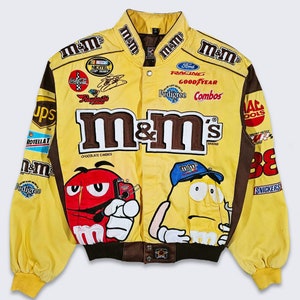 M&m's NASCAR Vintage Jeff Hamilton Racing Jacket - Elliot Saddler