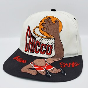 Chicago Bulls Vintage 90s Jordan Slam Dunk Snapback Hat - Active