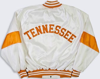 Tennessee Volunteers Vintage 90s Starter Style Satin Bomber Jacket
