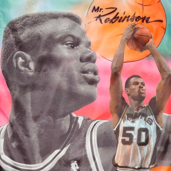 San Antonio Spurs Vintage 90s David Robinson Chal… - image 7
