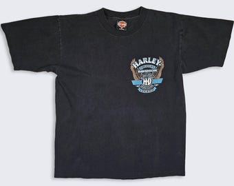 Harley Davidson Vintage 90s Stroudsburg Pennsylvania Single Stitch T-Shirt