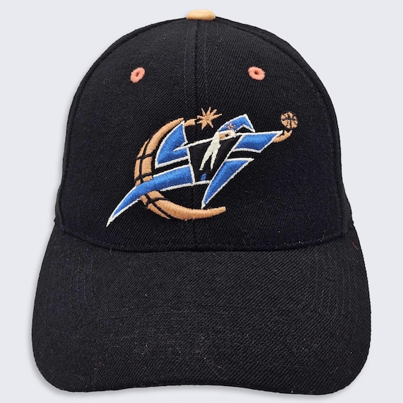 Washington Wizards Vintage Y2K Nike Wool Hat - Michael Jordan Era - Stitched On Logo - Black Color Cap - One Size Fits All - FREE SHIPPING