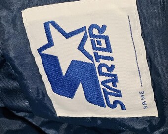 Atlanta Braves Vintage 90s Starter Satin Bomber Jacket - MLB
